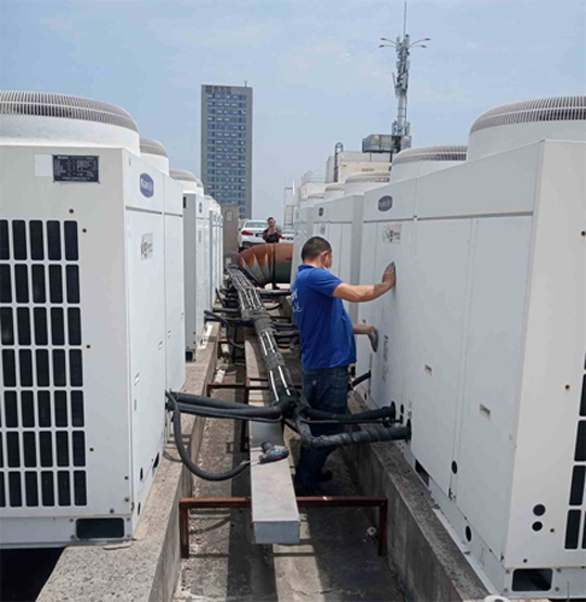 市中中央空调制热和不制冷系统维修方法